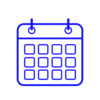 calendario azul calendario azul